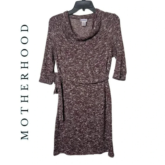 1735. MOTHERHOOD MATERNITY 3/4 SLEEVE MINI LENGTH SWEATER DRESS SIZE SMA… - Picture 1 of 9